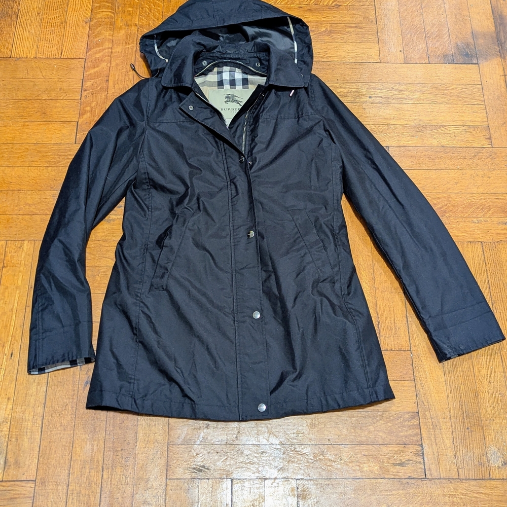 Burberry Kayla Hooded Rain Jacket